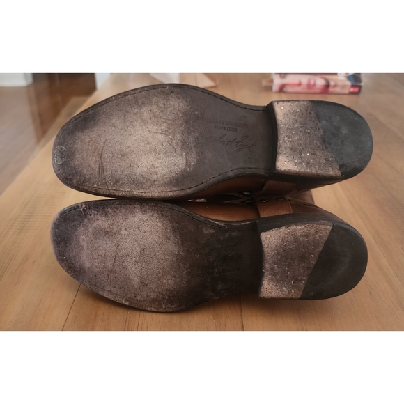 Frye Phillips Harness Tall Brown Boots - Picture 5 of 9